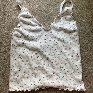 Brandy Melville Nicolette Ruffle Tank